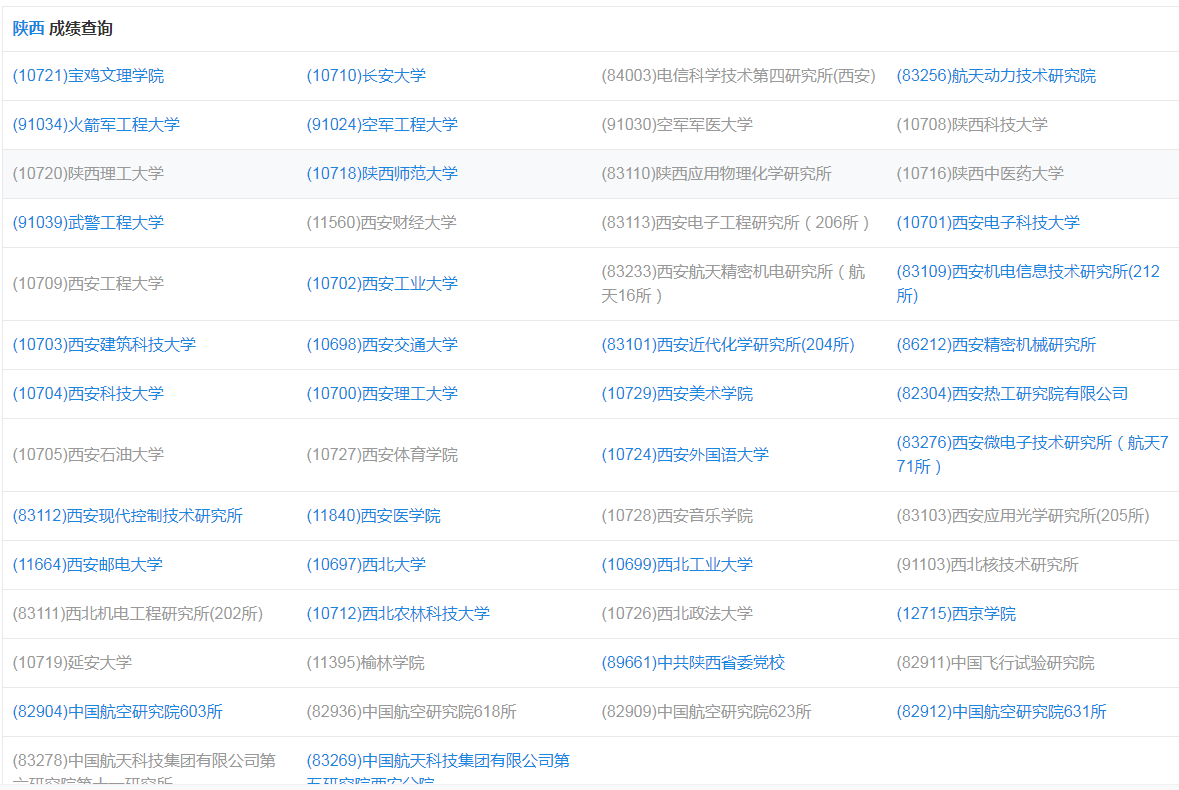 研招网陕西成绩查询入口